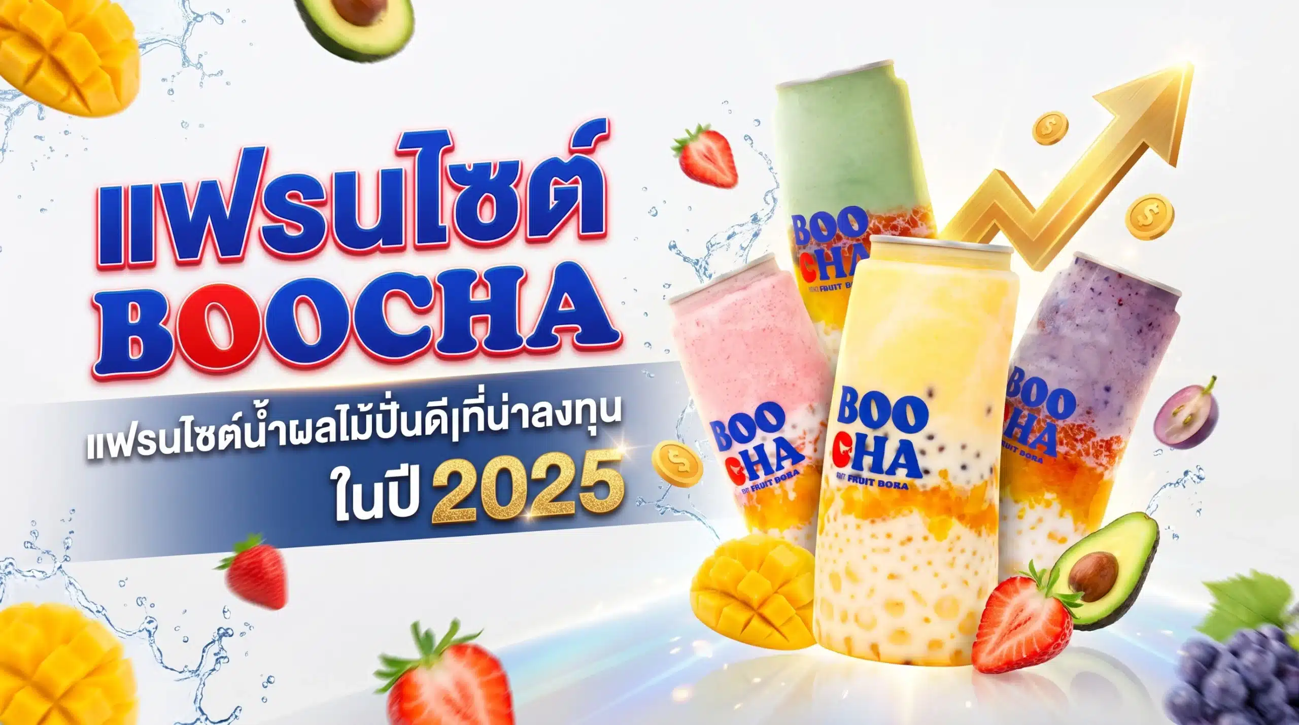 BOOCHA แฟรนไซต์น้ำผลไม้ปั่นดีๆ