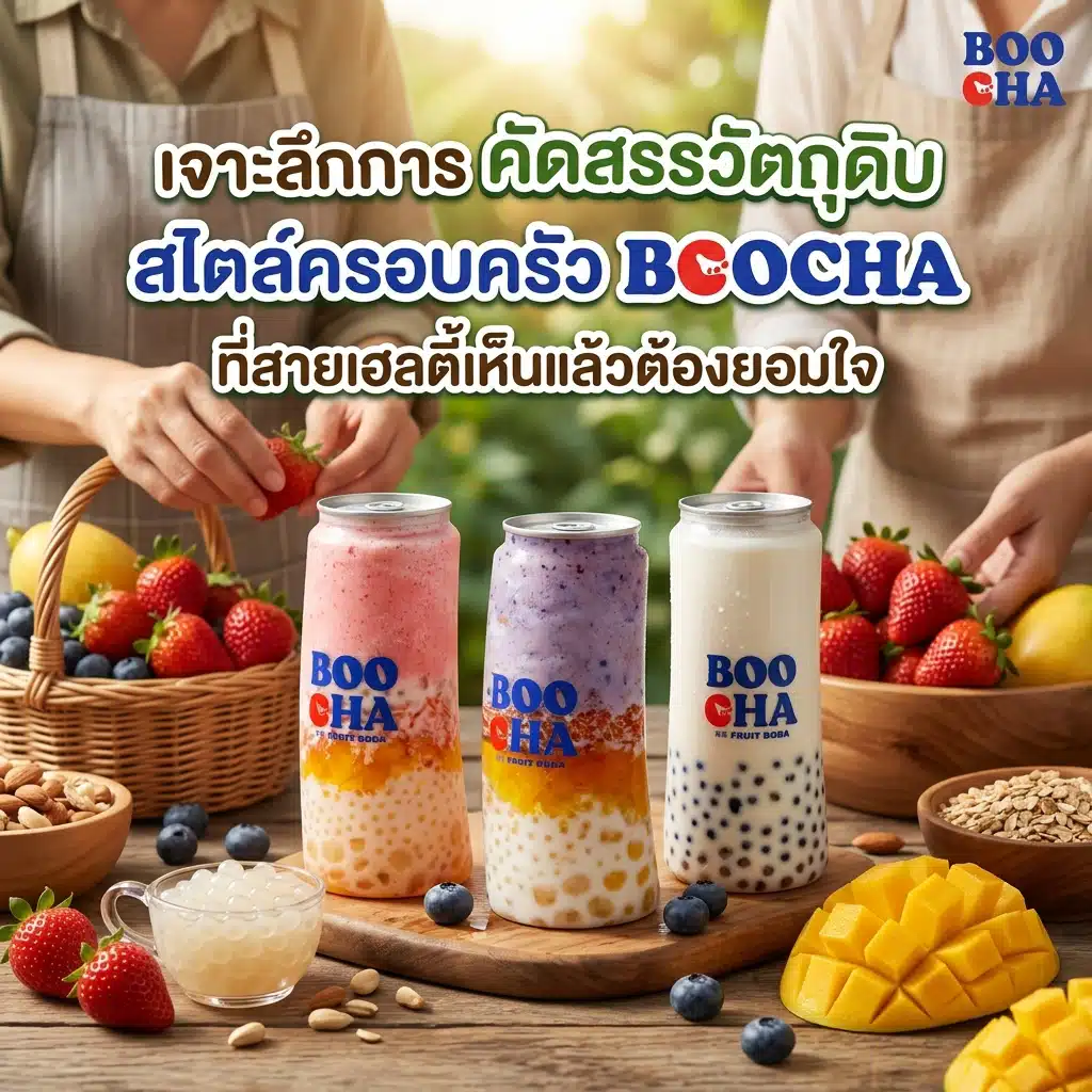 BOOCHA น้ำปั่นผลไม้สดแท้